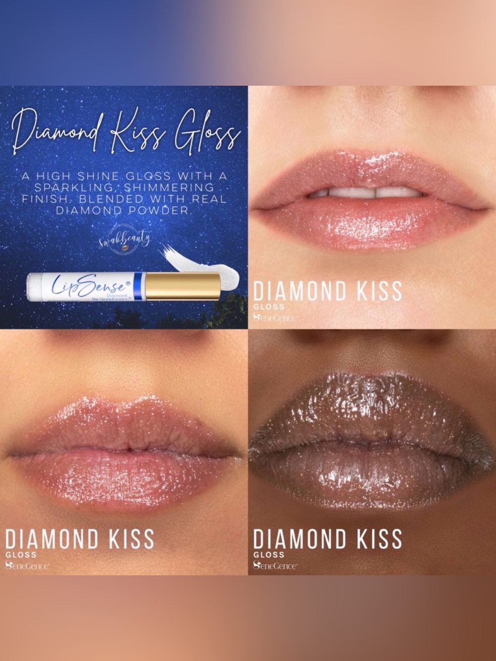 LipSense® Moisturizing Gloss - Diamond Kiss